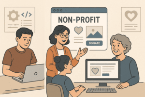 💙 הסיפור של עמותת "לב פתוח" – איך בניית אתר לעמותה שינתה הכול